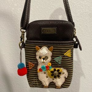 Purse with lama.
